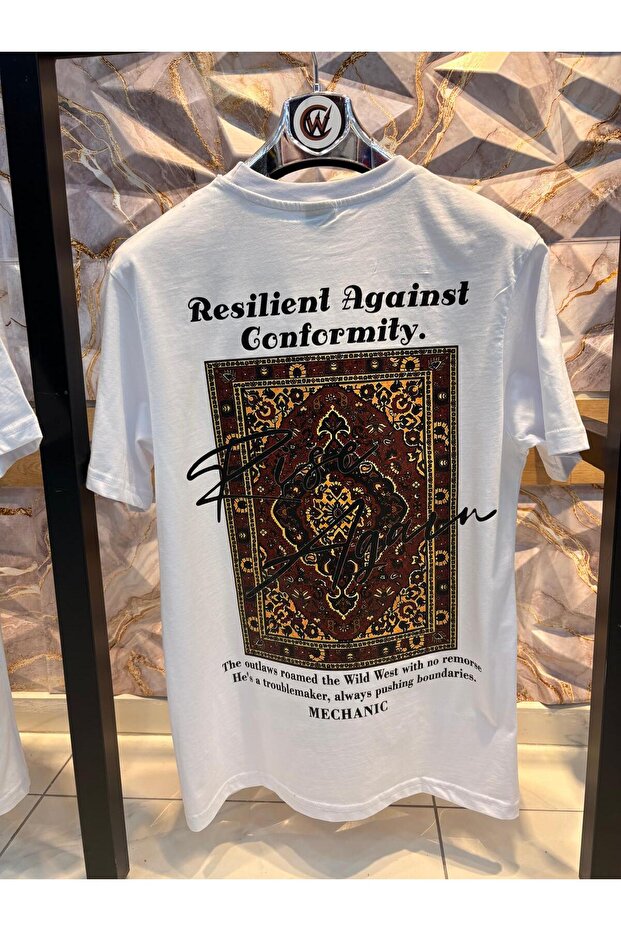 Kilim Baskılı Basıc T-ŞÖRT
