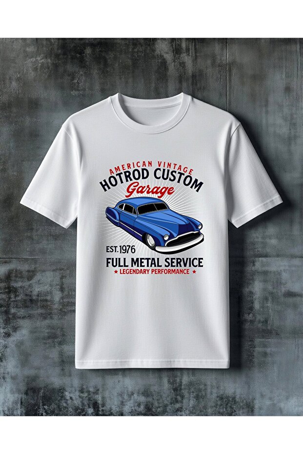 Hotrod Custom Garage Printed Oversize T-Shirt