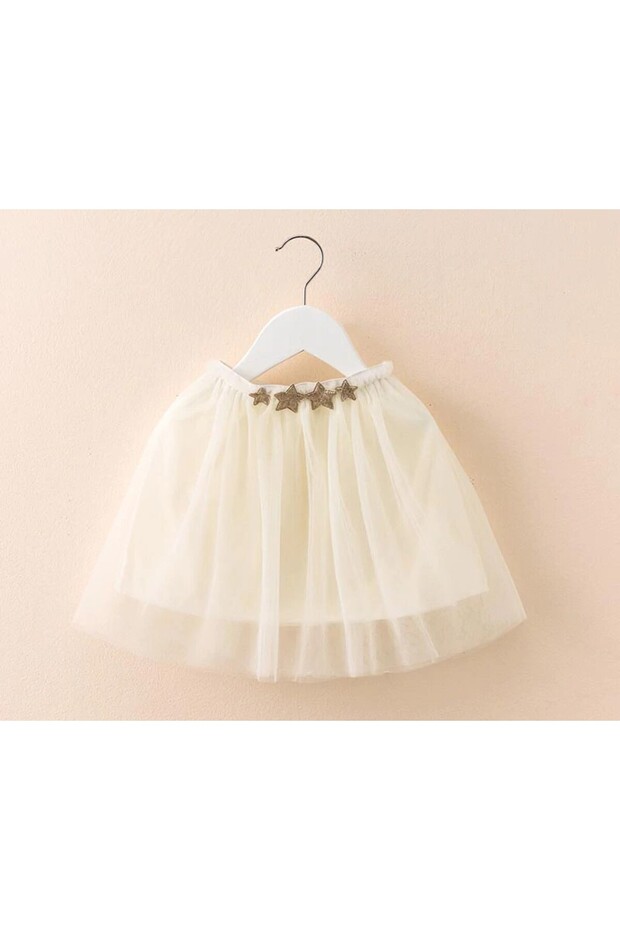 Fusta tutu crem