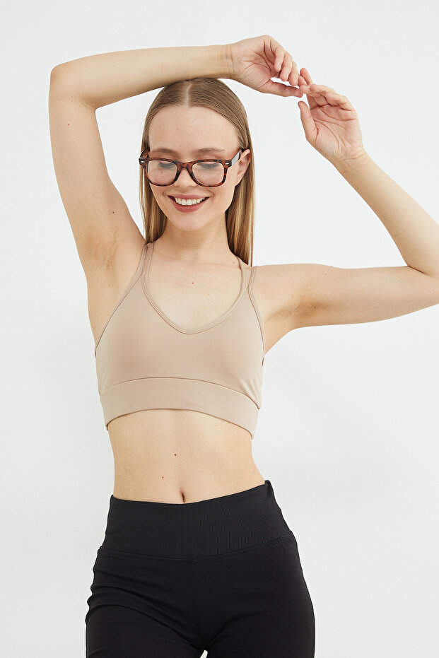 Basic Slim Strap Covered Bustier - 3