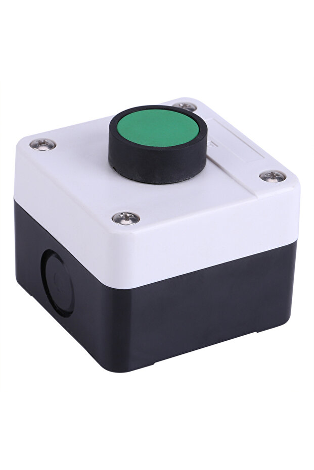 AS Push Button Switch Box Weatherproof Green Push Button Switch One Button Control Box for Gate Open