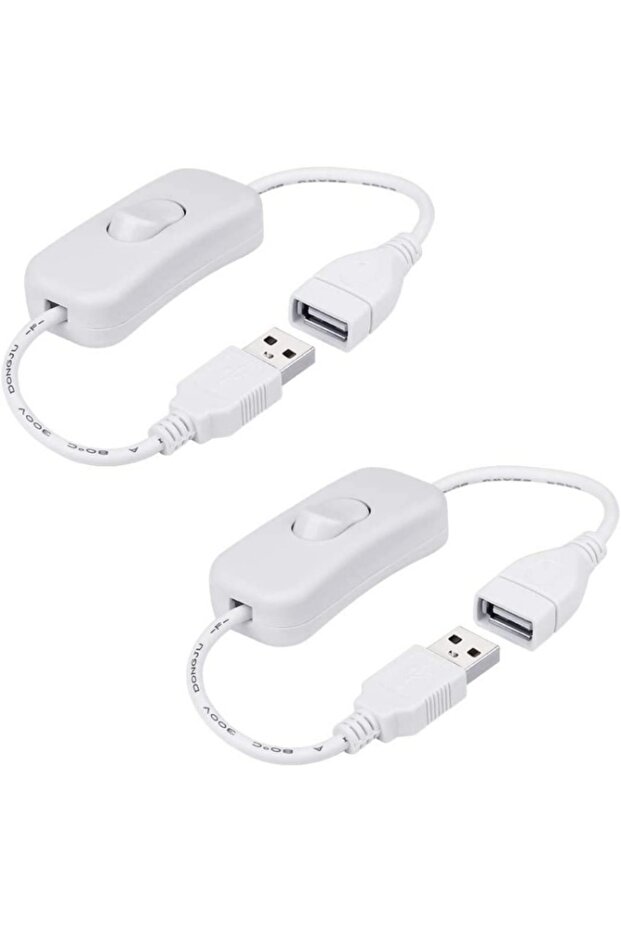 كابل USB بطول 5 فولت، قطعتان، ذكر إلى أنثى، مع مفتاح تشغيل/إيقاف، وصلة تمديد USB بمفتاح روكر مدمج
