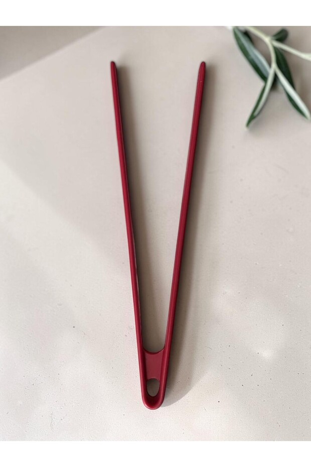 Hard Tip Heat Resistant Fireproof Non-Stick Silicone 30 cm Tongs