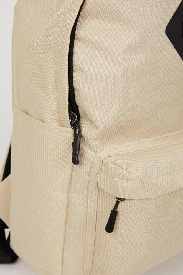 Unisex Basic Plain School Backpack (Ns) - 3