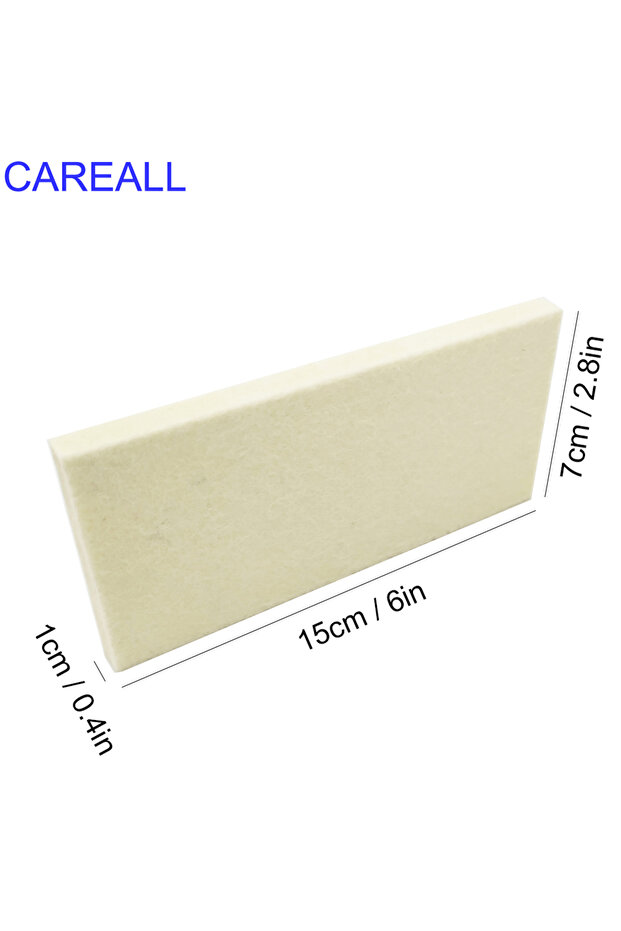 15x7x1cm 4 Inch Wool Squeegee Professional Car Film Window Tinting Wrapping Scraper No-Scratch Clean