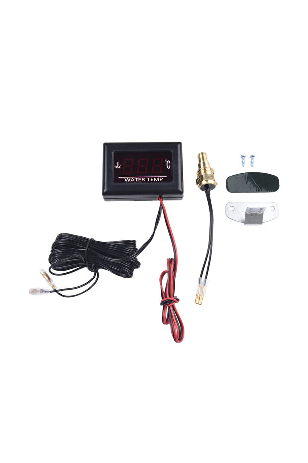 New Digital Water Temperature Gauge Kits & Sensor Plug For Car Engin Fit For 12V~24V Car