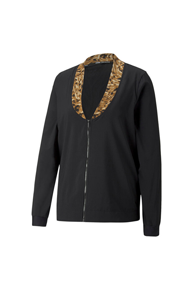 Women Safari Glam Training Jacket - Black