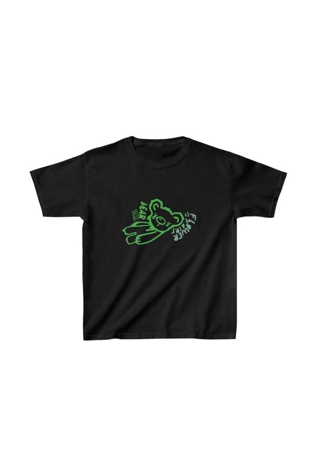 Unisex Kids Printed T-Shirt - Black