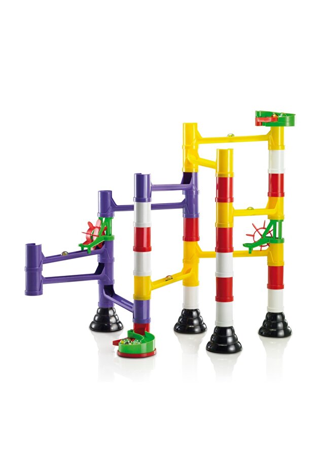 Set de constructie, Quercetti, Migoga Marble Run Basic, 45 piese - 3