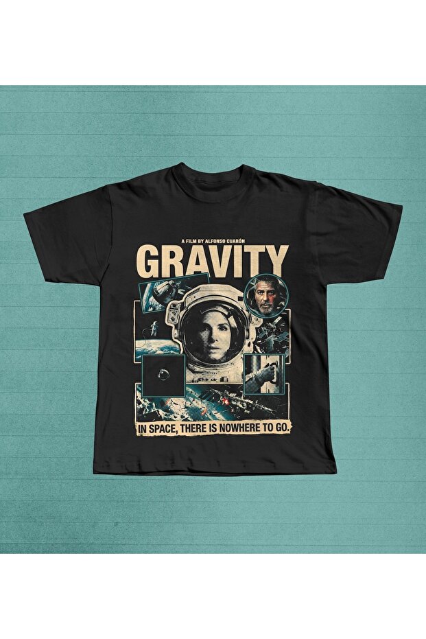 Gravity Printed Unisex Oversize T-Shirt