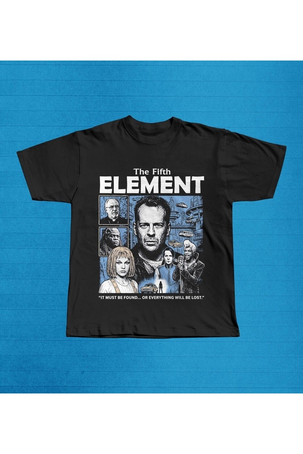 Fifth Element Printed Unisex Oversize T-Shirt