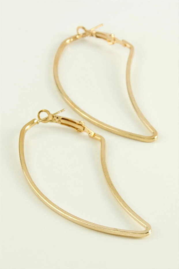 Ear Hoop Earrings 5.5 cm Elk-Bjtieg