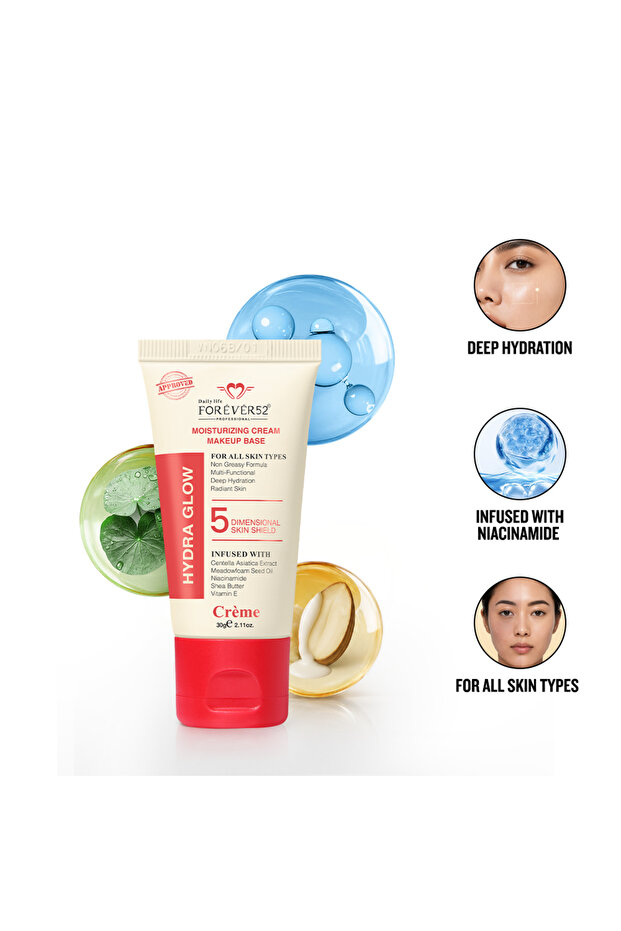Hydra Glow Moisturizing Cream Makeup Base 30ML