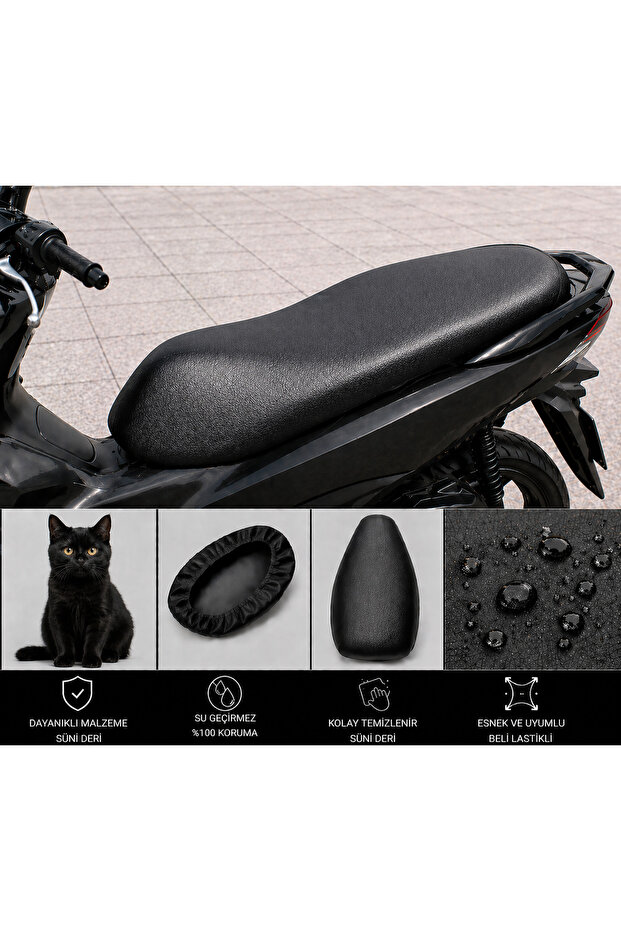 Bisan Spor 103 Motorcycle Saddle Cover Waterproof Saddle Protection