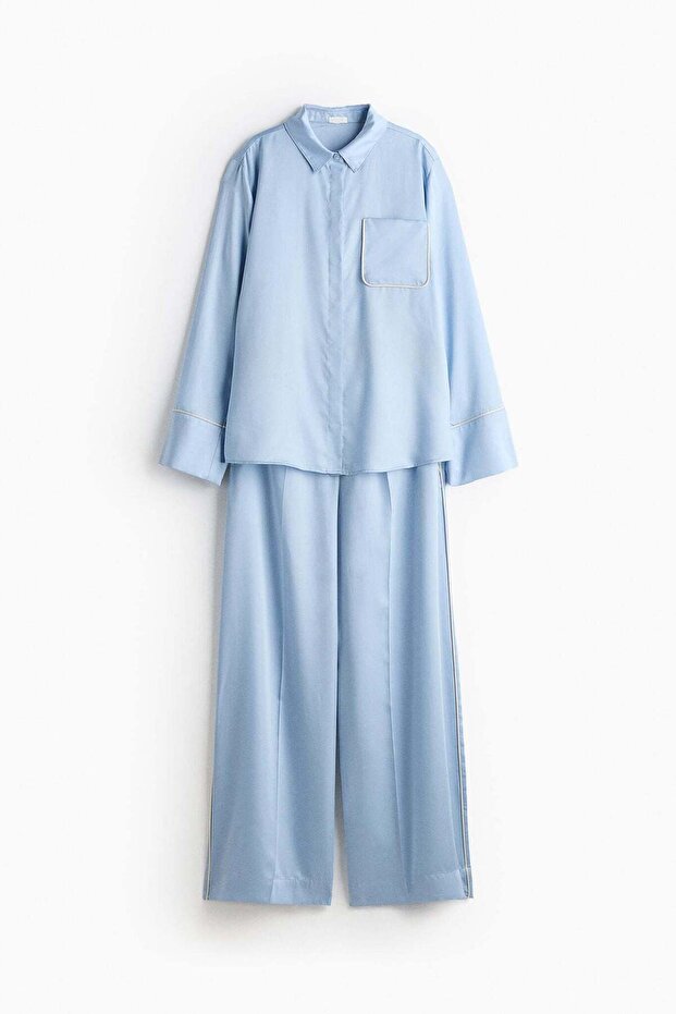 Satin pyjamas