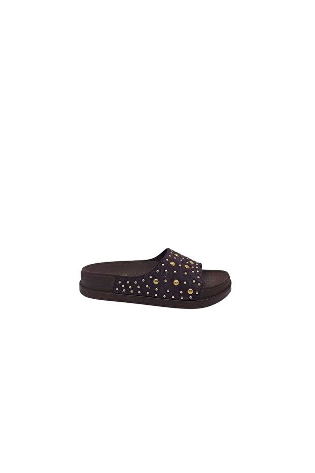 Elegance 127 Brown Slippers