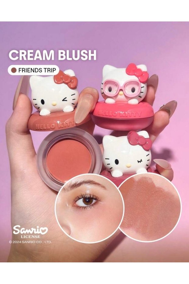 Hello Kitty Coastal Charm Cream Blush - Naturally Radiant Creamy Blush (Friends Trip)