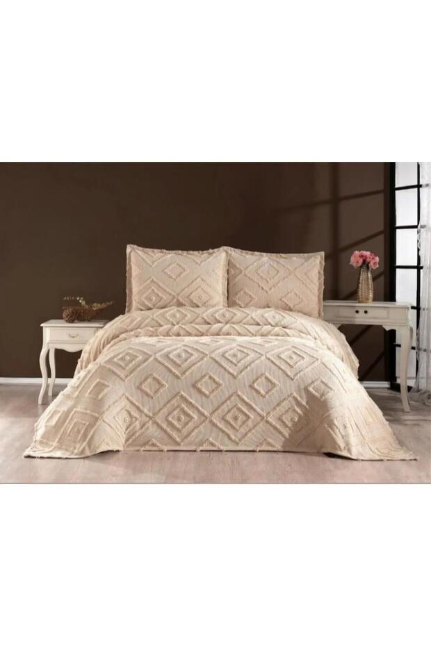 Prestige Double Bedspread Pique Set 6 Pieces Nordic