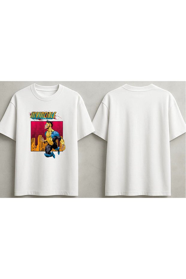 Invincible Printed Oversized T-Shirt