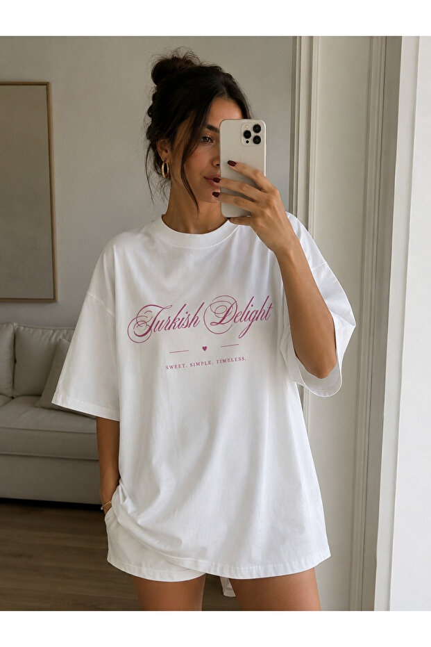 Turkish Delight Printed Oversize T-Shirt