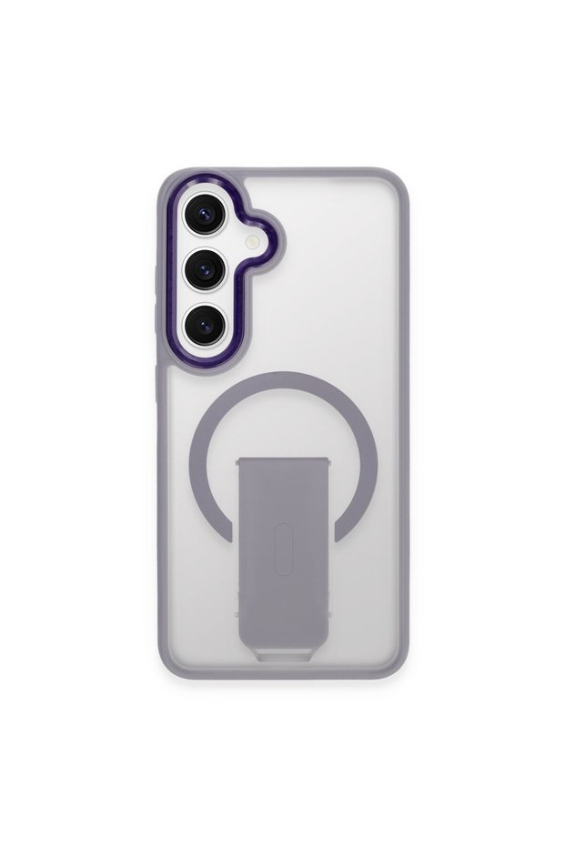 Samsung Galaxy S24 Compatible Tork Magsafe Stand Cover - Lilac