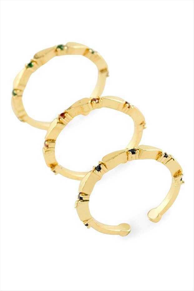 خاتم مرصع بالأحجار الكريمة ILKEL-BJT940