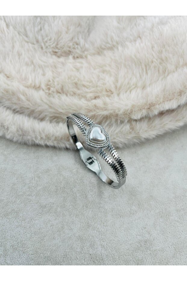 Steel Handcuff 82 Silver Special Gift Bracelet