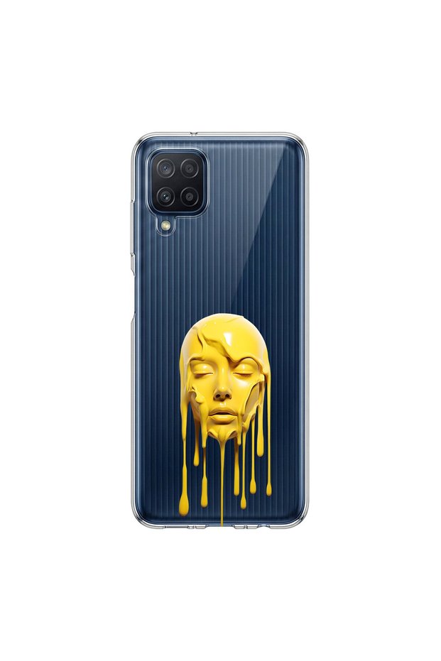 Samsung Galaxy M12 Compatible Aesthetic Face 5 Design Transparent Case