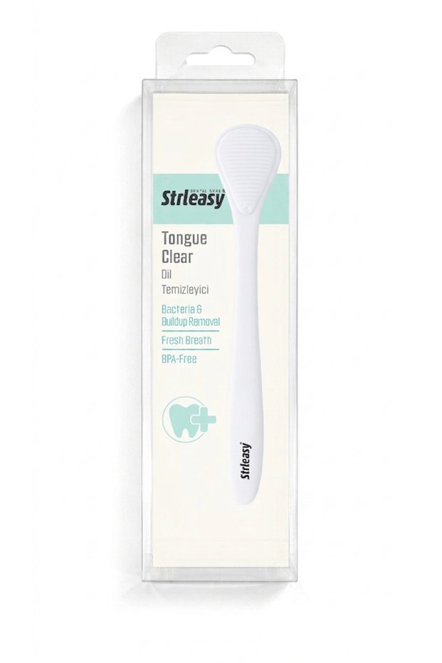 Tongue Cleaner Tongue Clear - Fresh Breath, Bacteria and Plaque Removal Device, Bpa-Free