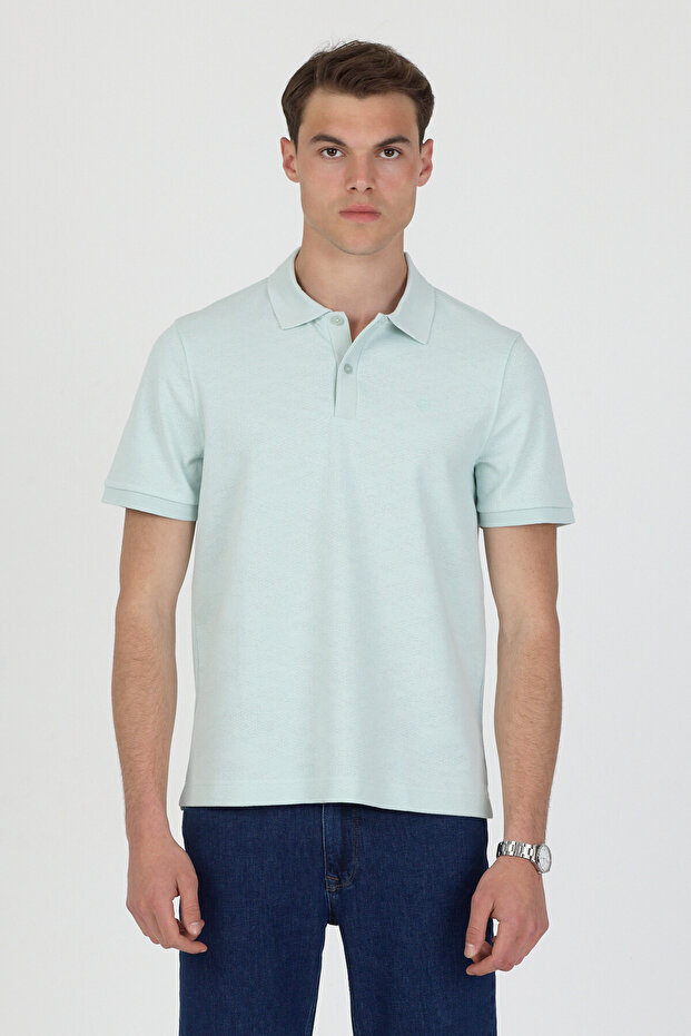 Polo Neck Short Sleeve T-Shirt