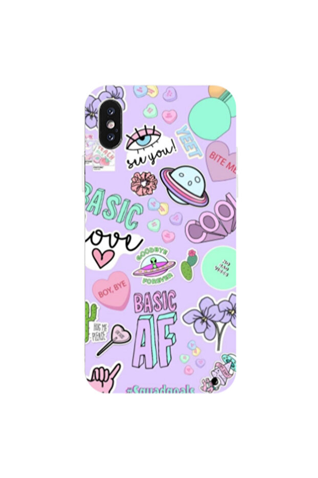 Apple iPhone Xs Max Basic AF Transparent Silicone TPU Θήκη - 1