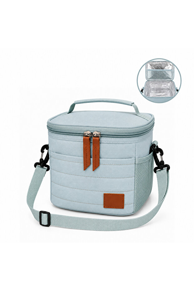 Baby Thermal Food Bag - Double Handle (Hand & Shoulder), Multiple Mesh Pockets