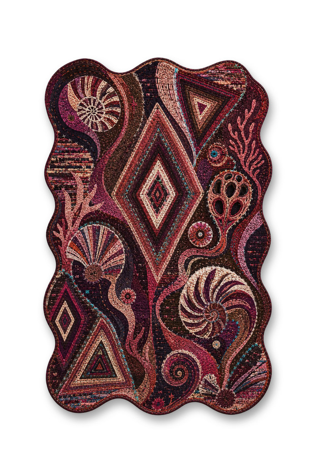 Sdt Mixed Patterned Modern Woven Base Decorative Carpet Sdt3517
