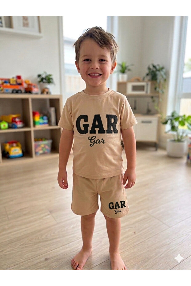 Boy's double jersey set