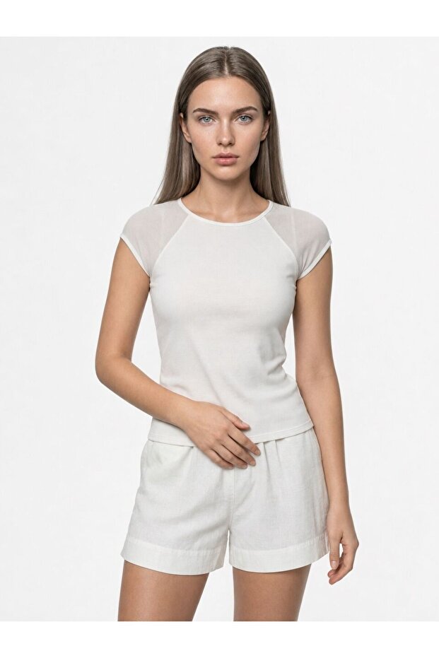 Slim Fit Women's T-shirt Sleeve