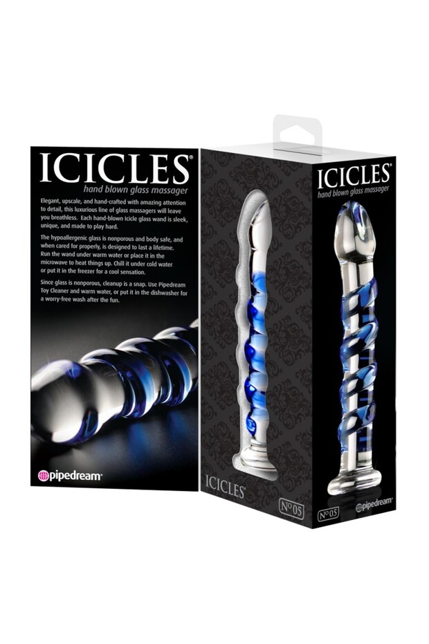 Icicles No. 5 Transparent/Albastru - 1