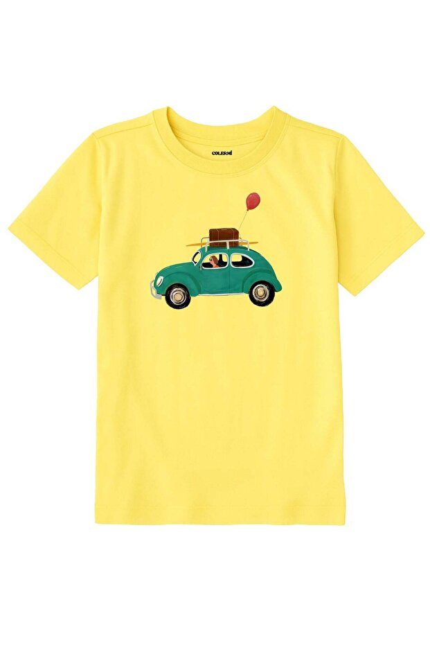 Kids' T-Shirt - Balloon Ride Car Design