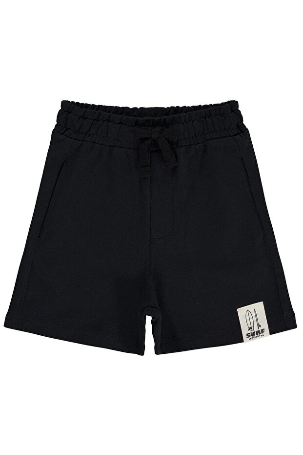 Basic Surf Label Capri for 2-5 Years - Black