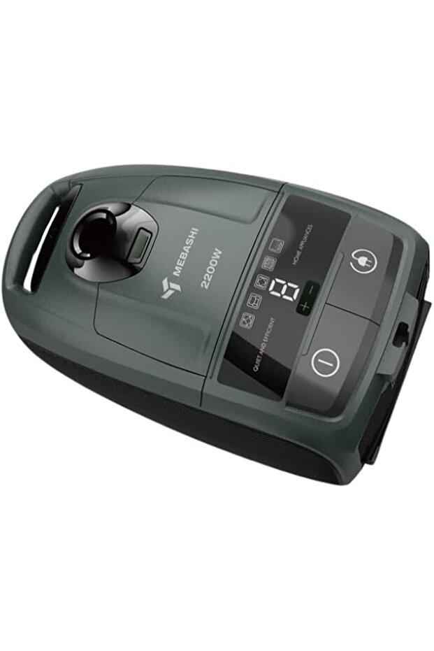 Vacuum Cleaner, 2200W, 5L Dust Bag, Digital Control Panel, Washable HEPA filter, Green (ME-VC3001)