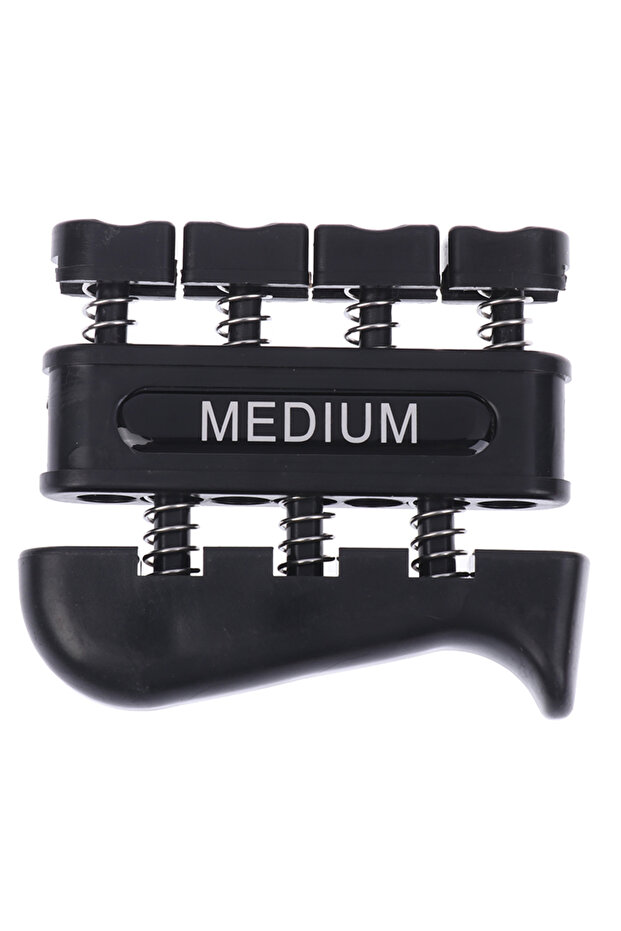 JETTING Black Two Hand Grip Finger Trainer Two Way Hand Strengthener Guitar Finger Exerciser Rehabil