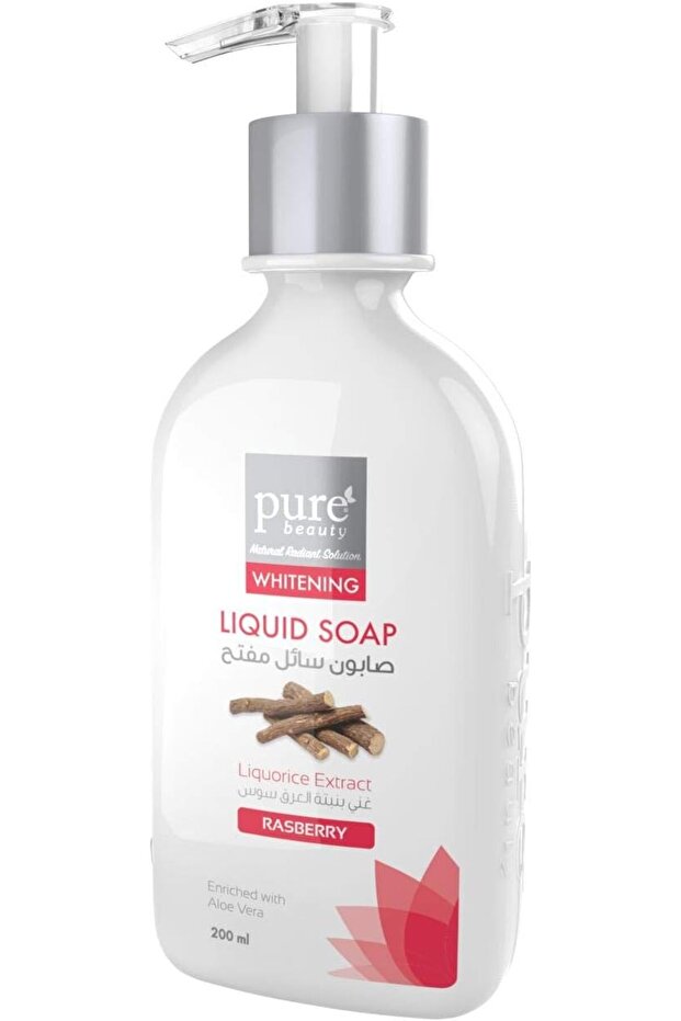 Whitening Liquid Soap 200ml Raspberry