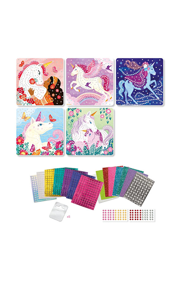 Set mozaic creativ, Unicorni, 1500 piese - 3