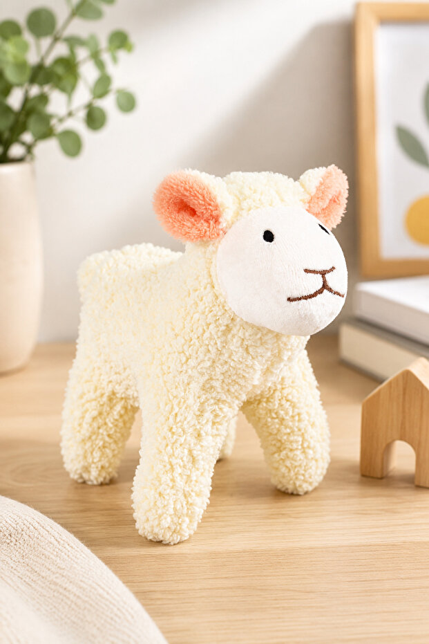 Plush Lamb Toy – Soft Textured Adorable Children's Toy