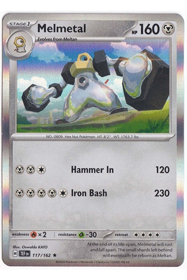 Melmetal [Holo] 117/162 - Temporal Forces - Card (Mint)