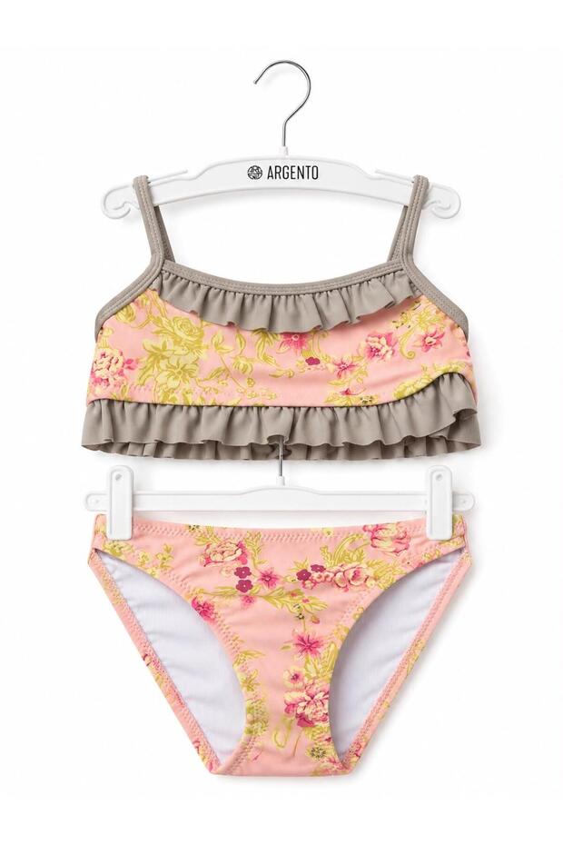 Floral Dream Ruffle Detailed Bikini 1003-S