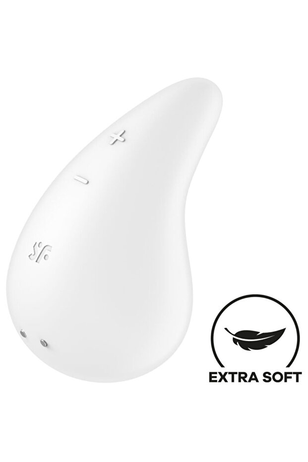 Vibrator Dew Drop Alb - 1