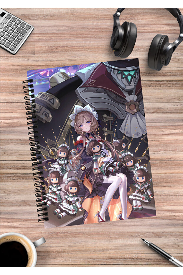 Genshin Impact Anime Spiral Notebook A5 (50 Sheets)