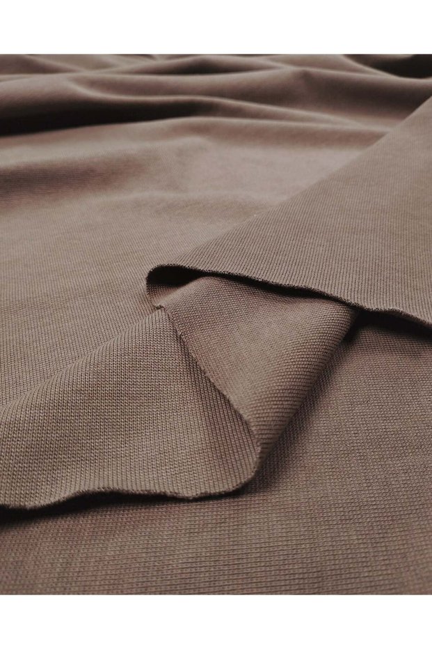 Earth Tone Green Baby Interlock Fabric Thin Flexible Soft Blouse & Bodysuit Length: 180cm