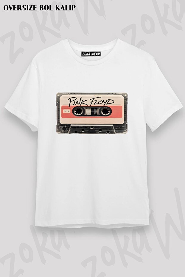 Unisex Loose Fit Pink Floyd V14 Printed T-Shirt