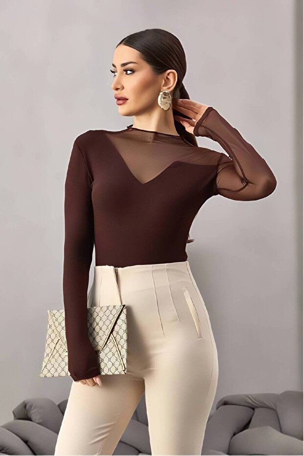 Stylish Brown Top - 1